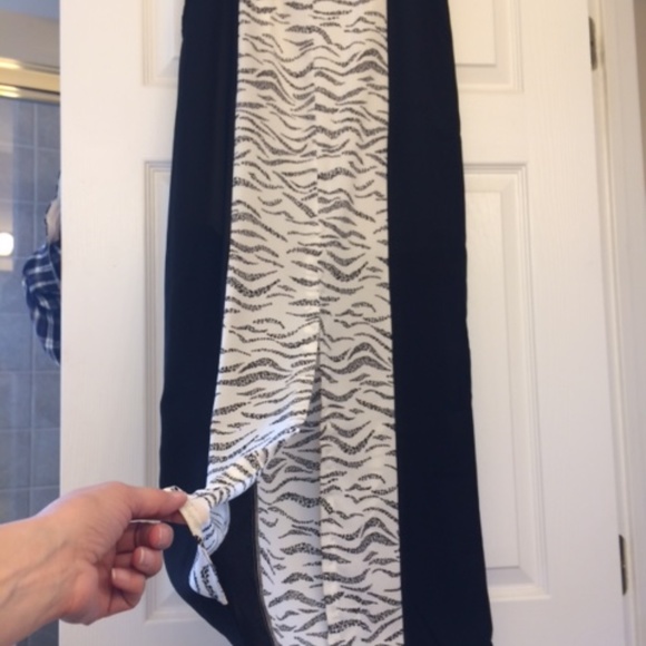 KENSIE EGGSHELL COMBO MAXI SKIRT - Picture 2 of 4